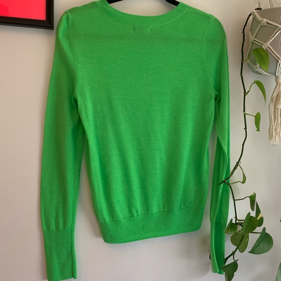 2 for $30 - 👽 Neon Green Sweater by Halogen 💚 BIN 1 - Picture 3 of 4